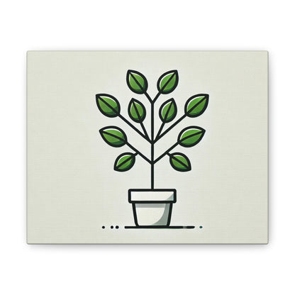 A simple potted plant