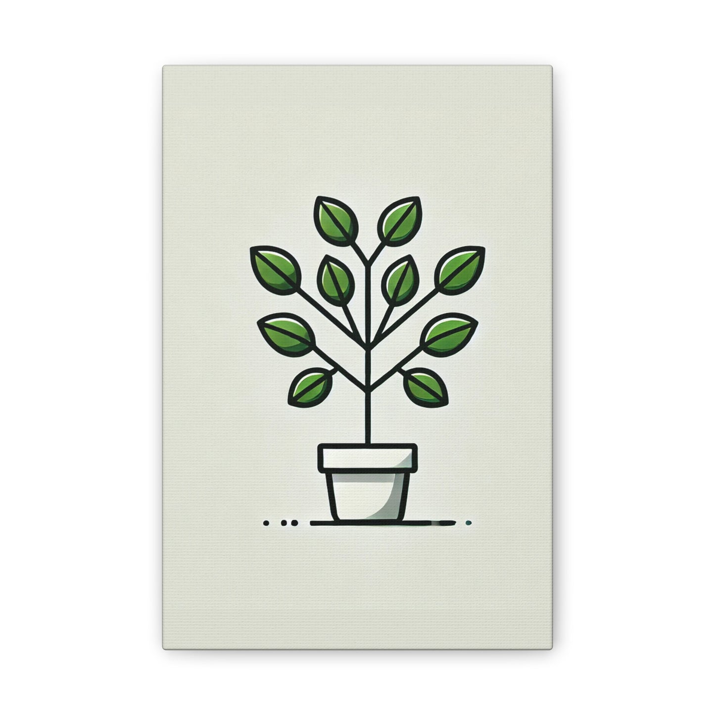 A simple potted plant